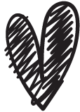 coeur crayon